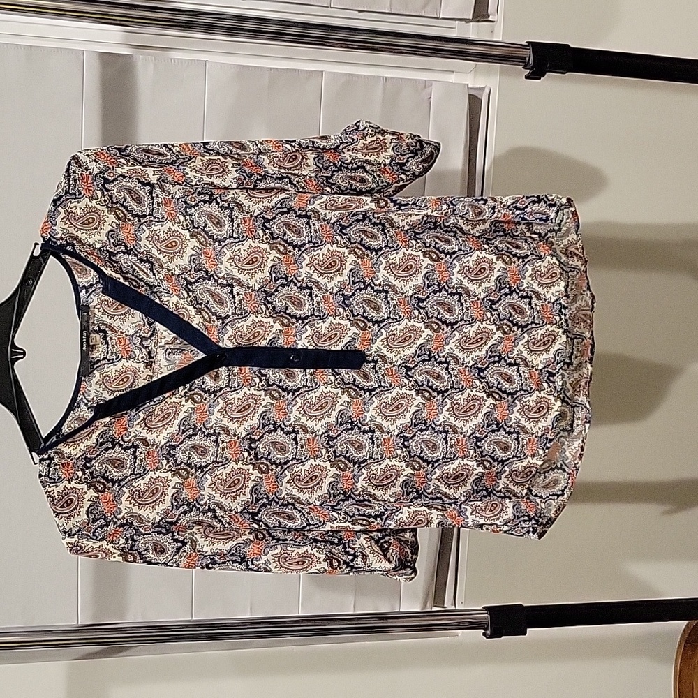 Modcloth large paisley blouse